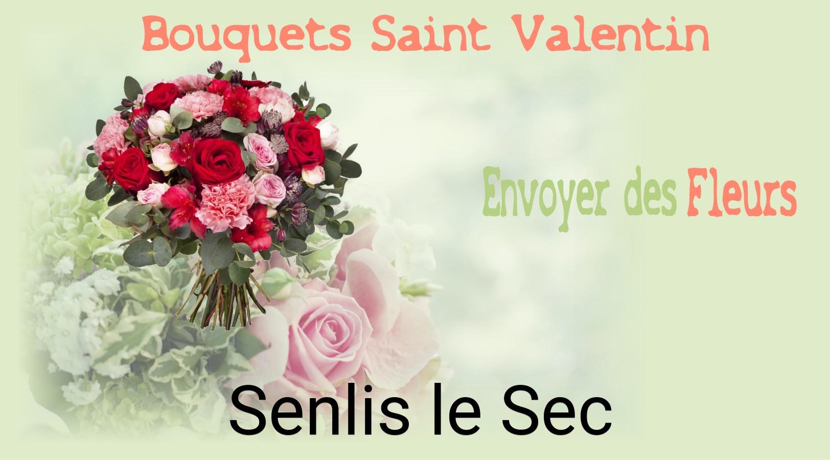 Roses de Saint-Valentin livrées à Senlis-le-Sec